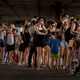 People standing in line